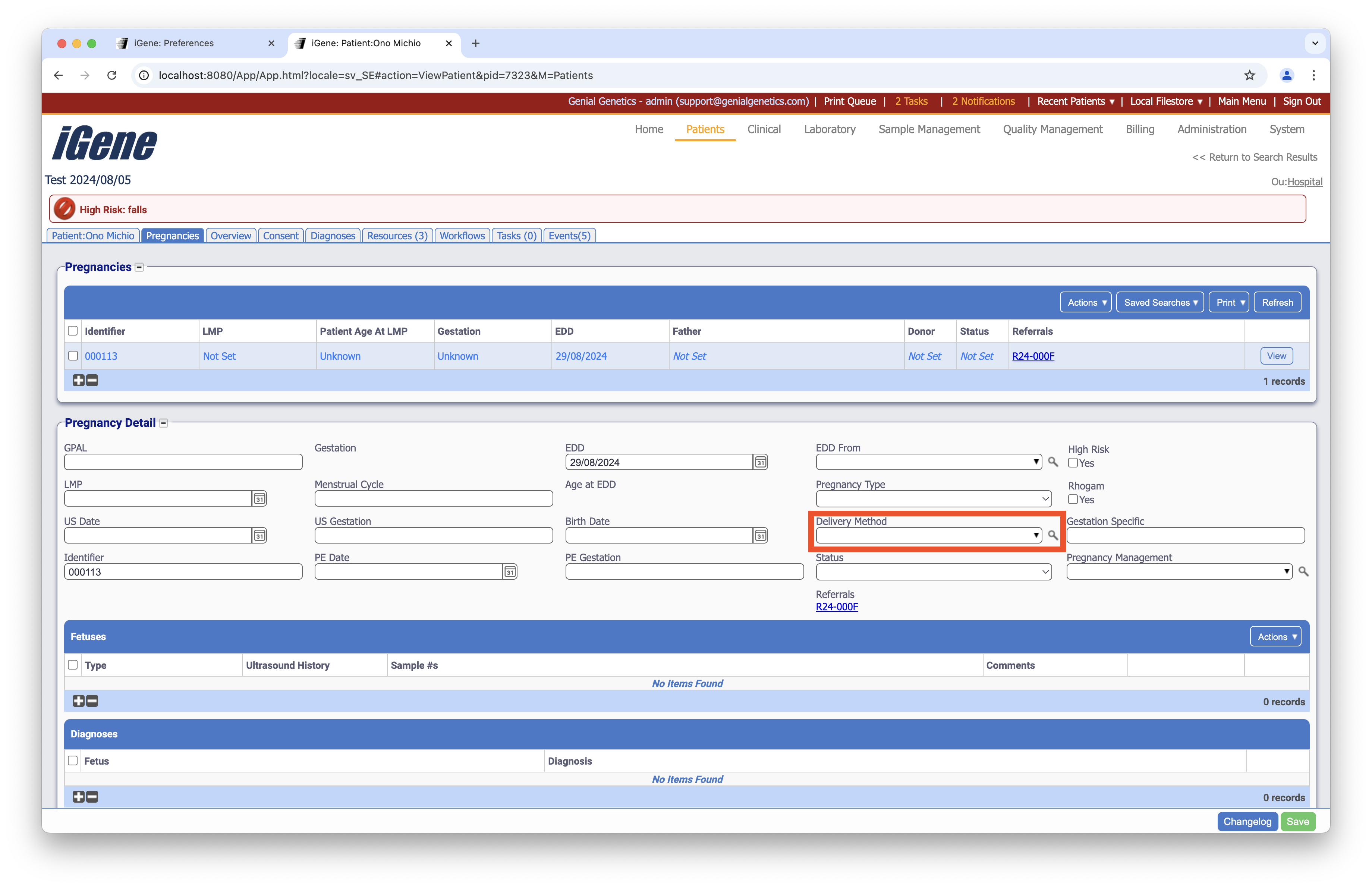 Pregnancy Delivery Methods
