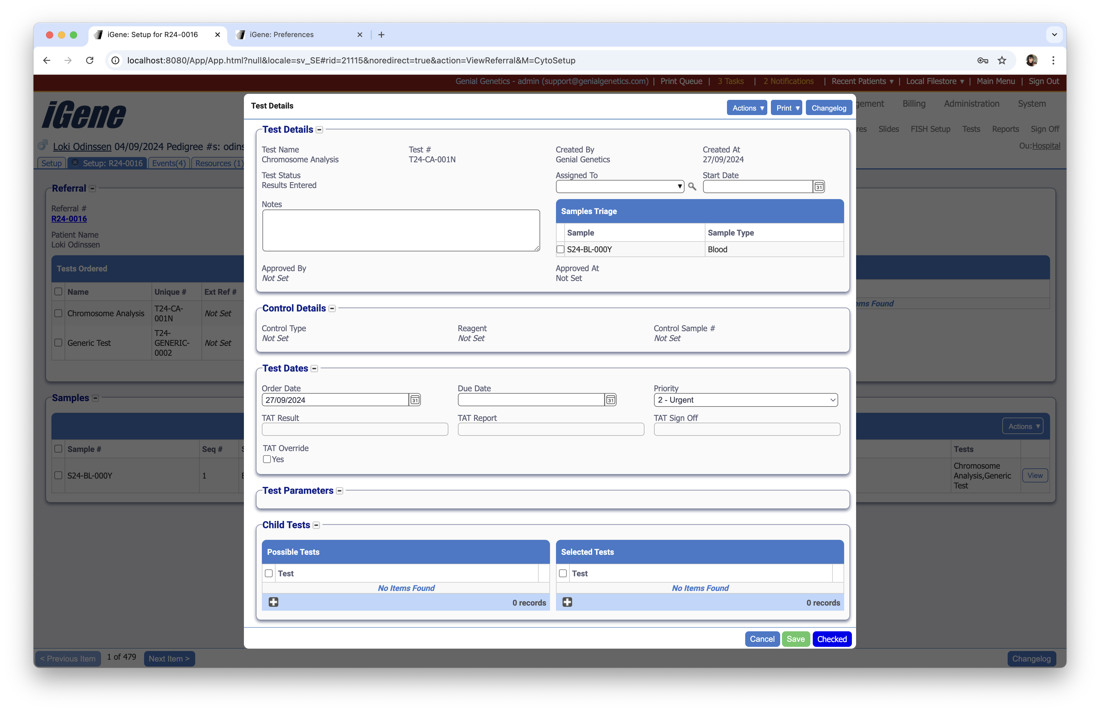 Checked button set up in transitions table
