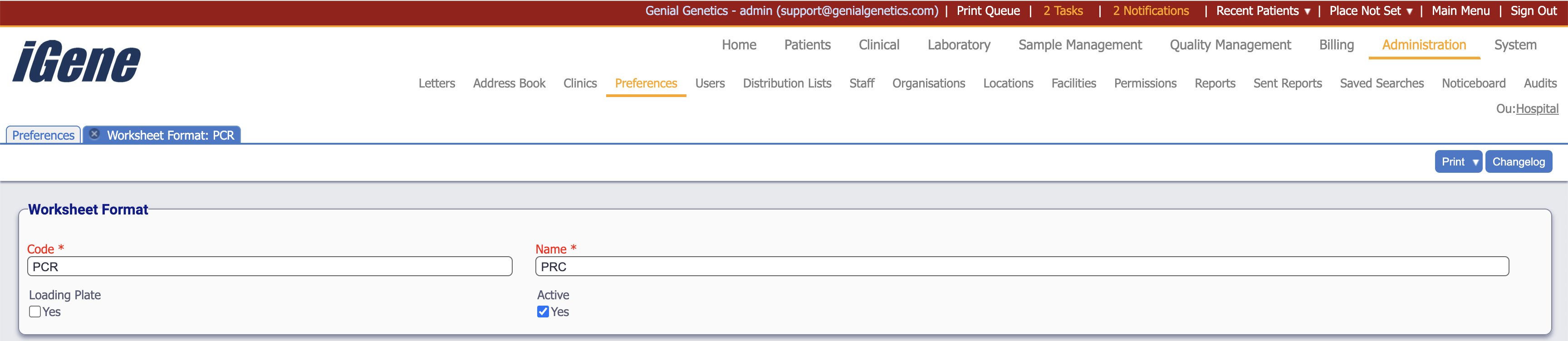 Edit Worksheet Format