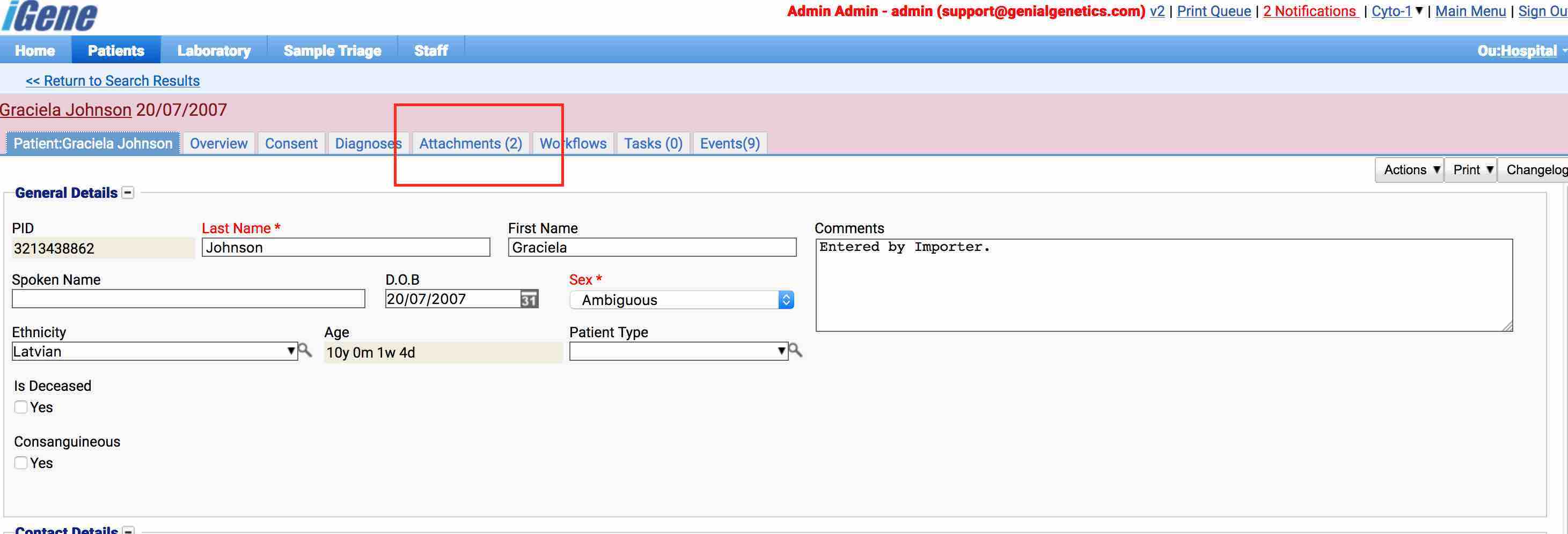 Accessing Attachments