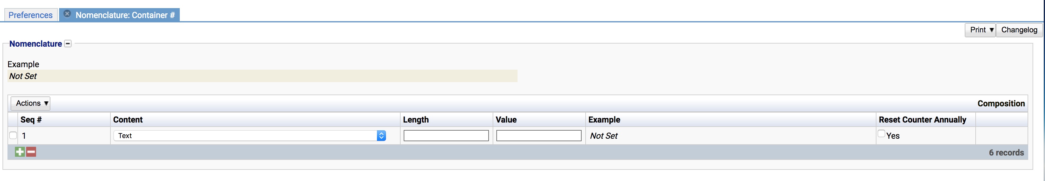 View Container Nomenclature