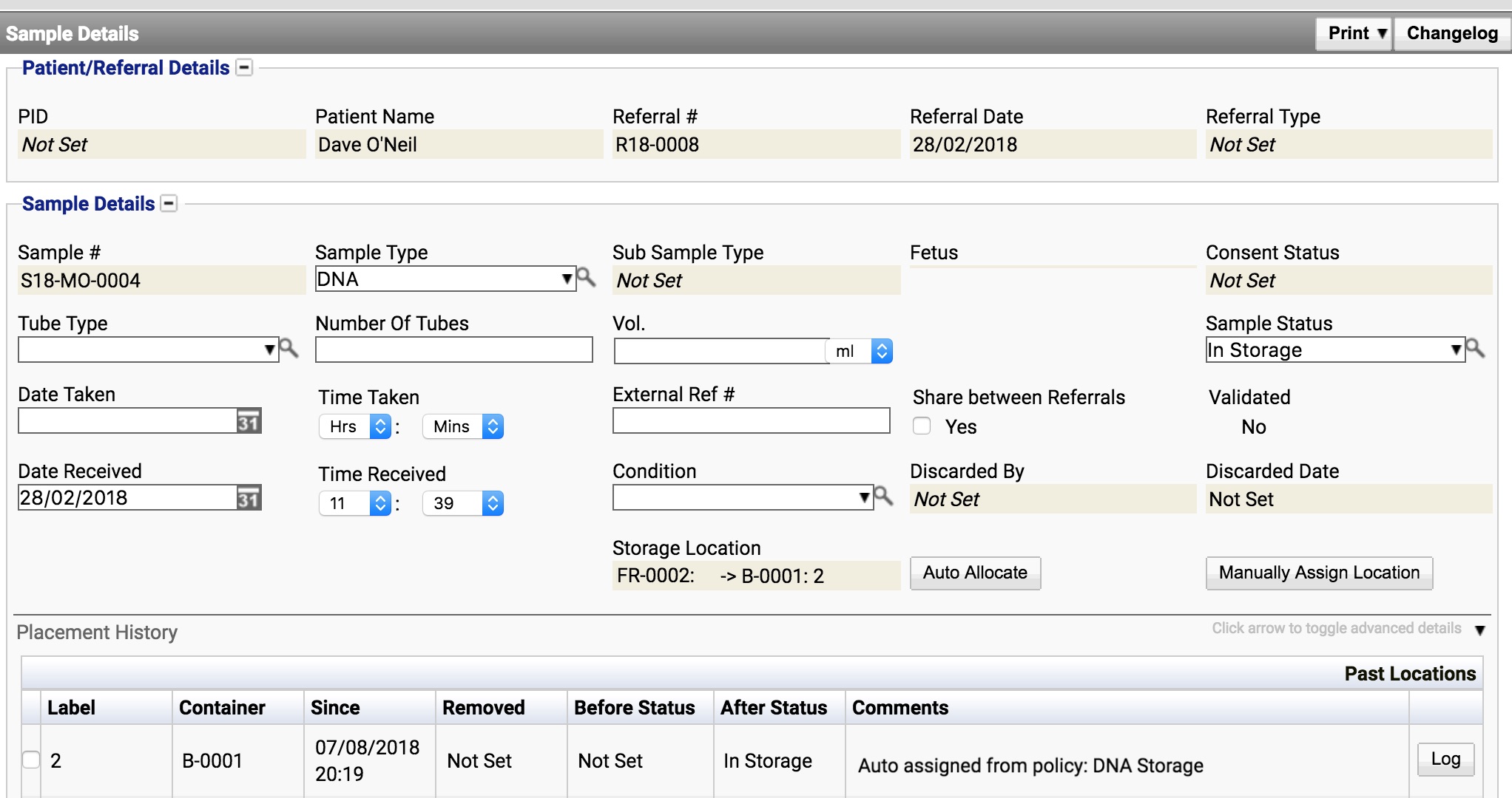 Example1 Auto Assign